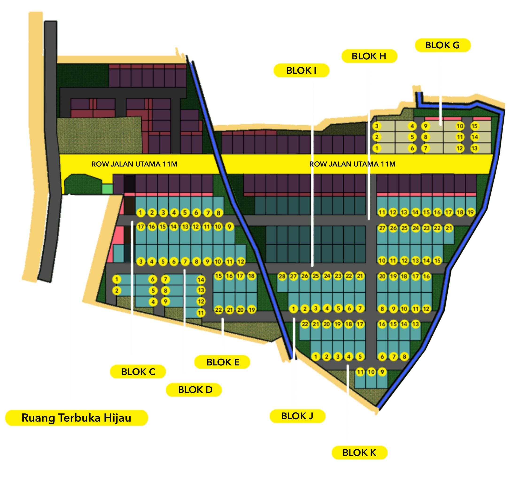 Siteplan Pilih Unit